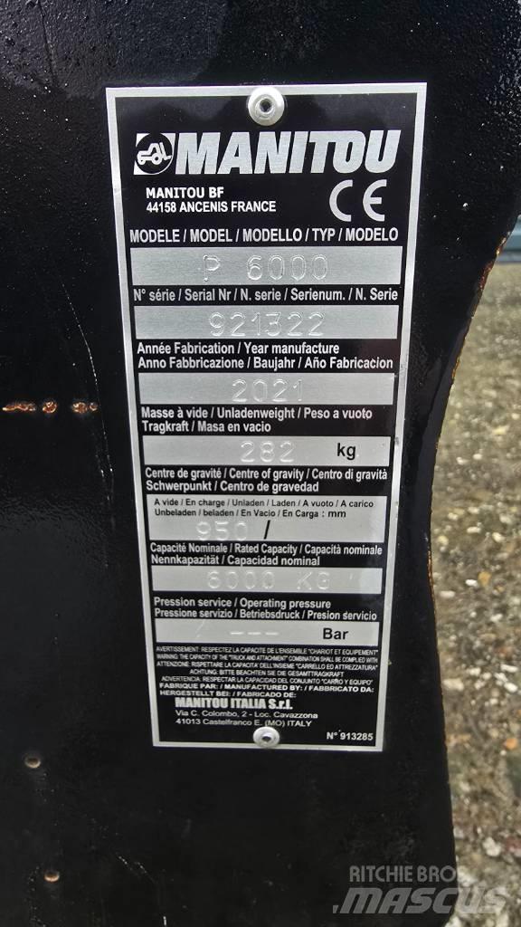 Manitou P6000 Jib Ďalšie komponenty