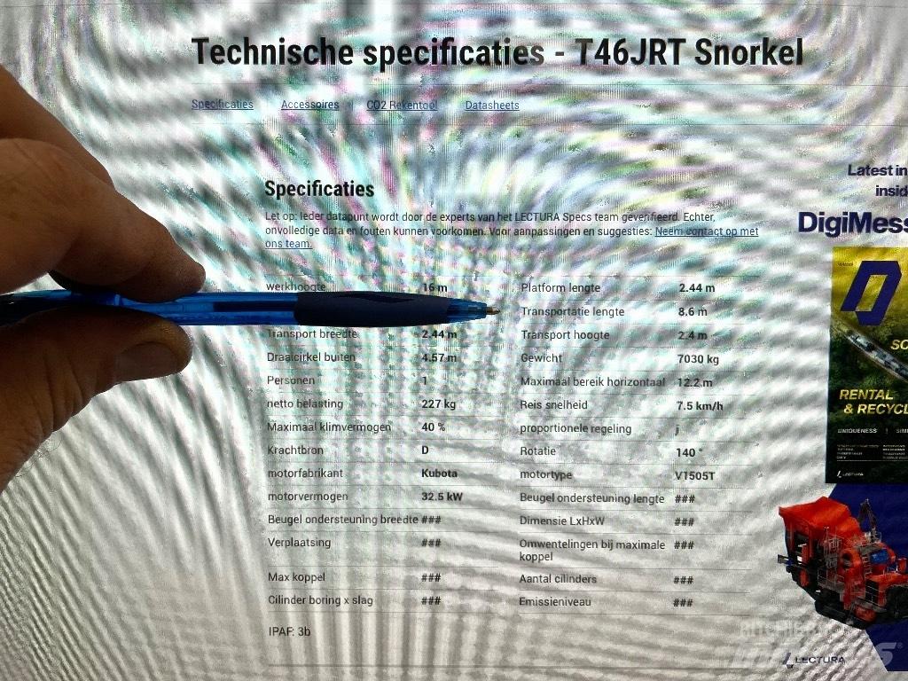 Snorkel T 46 J RT Kĺbové plošiny