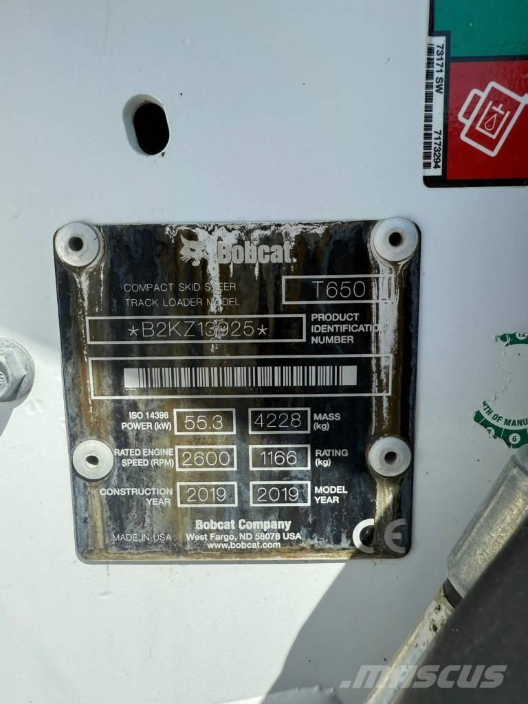 Bobcat T 650 Šmykom riadené nakladače