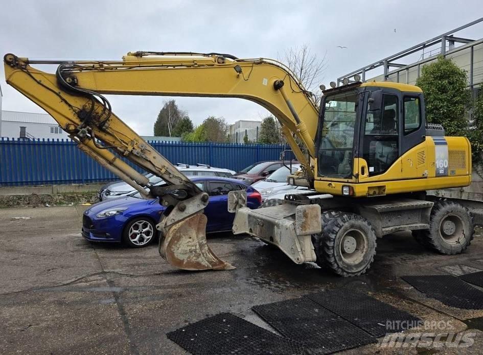 Komatsu PW 160-7 Kolesové rýpadlá