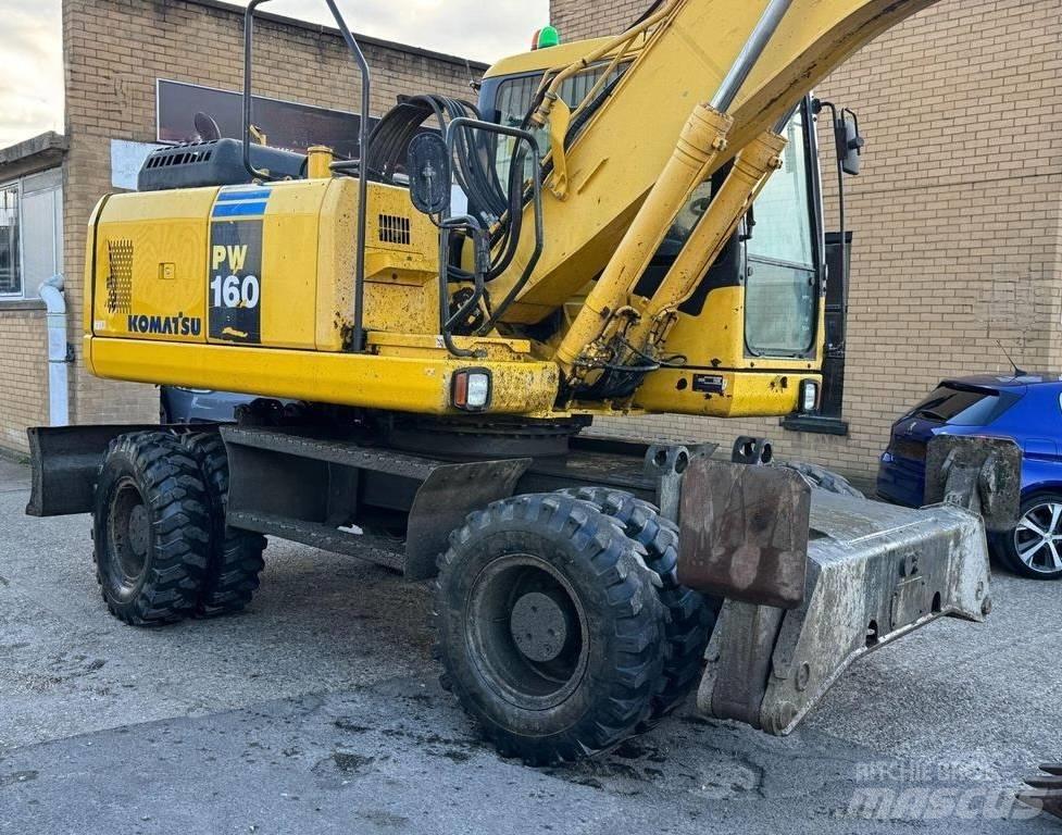 Komatsu PW 160-7 Kolesové rýpadlá
