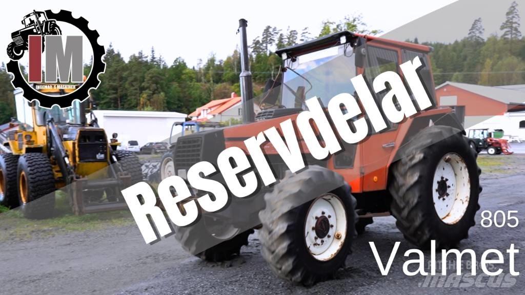 Valmet 805 Podvozky a zavesenie kolies