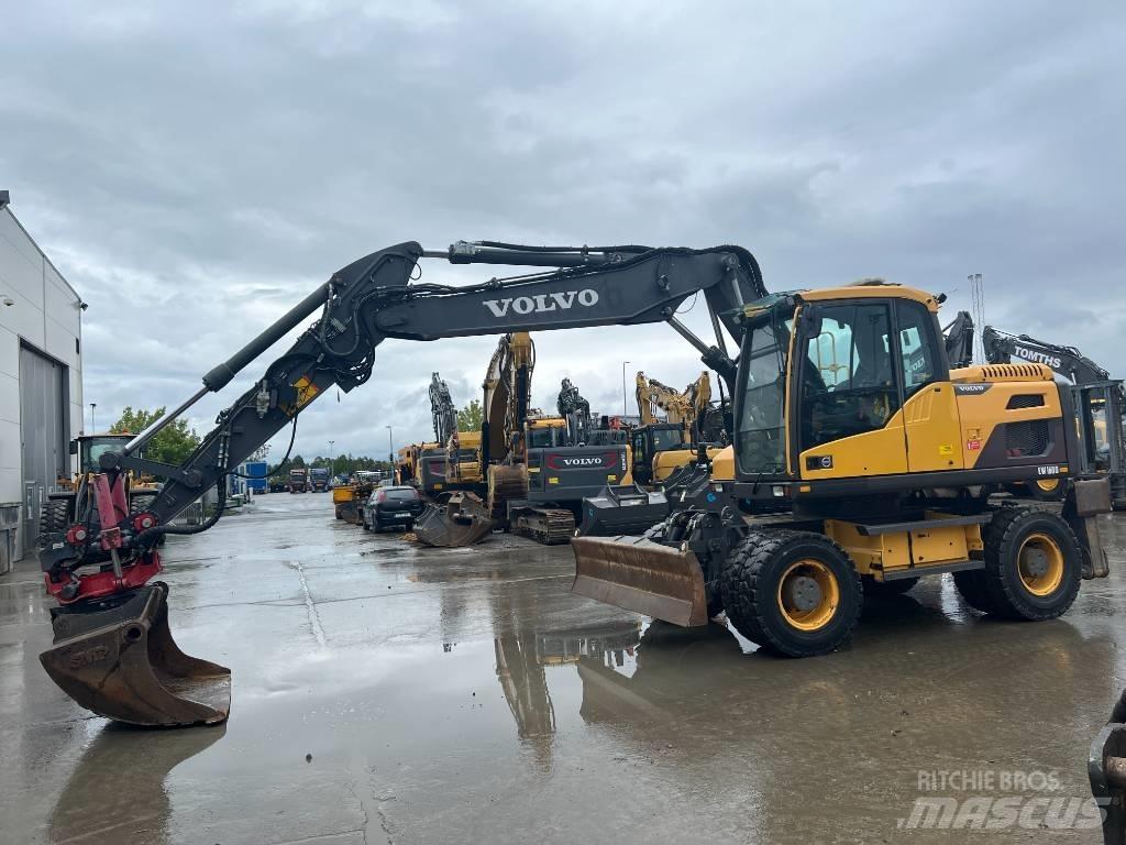 Volvo EW160D Kolesové rýpadlá