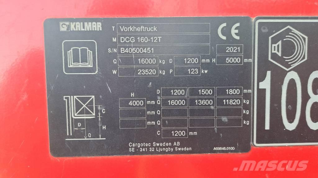 Kalmar DCG160-12T Stavebníctvo - ostatné
