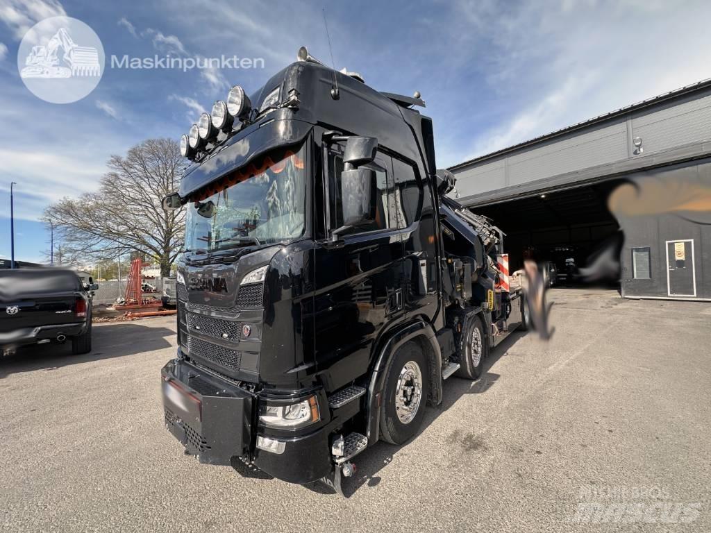 Scania R 500 Autožeriavy, hydraulické ruky