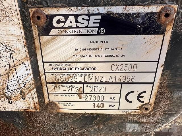 CASE CX 250 D Pásové rýpadlá