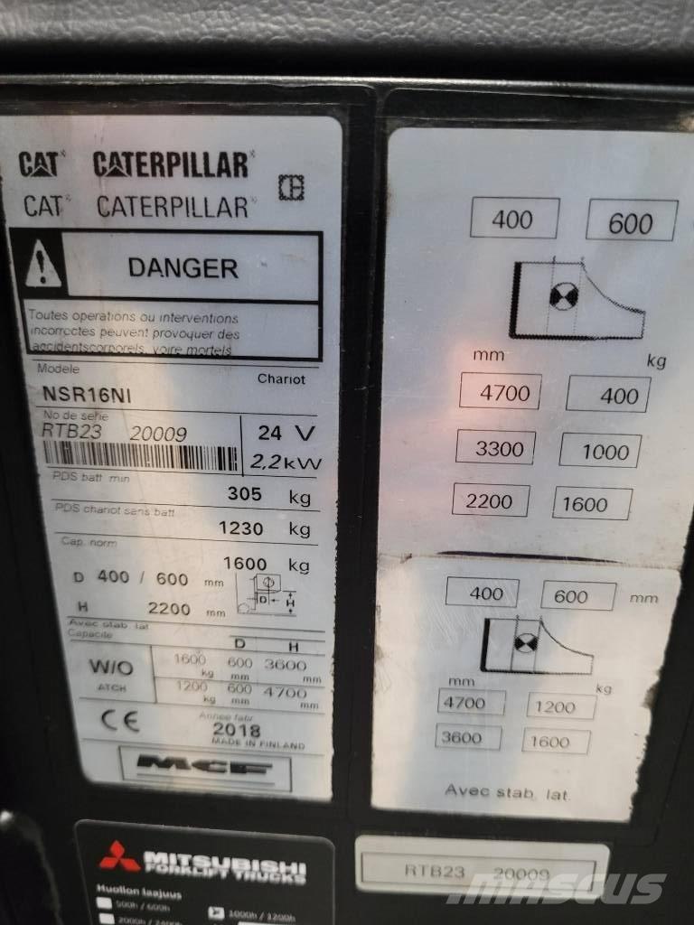 CAT NSR 16NI Samohybné vozíky