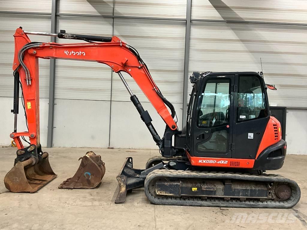 Kubota KX 080-4 A 2 Midi rýpadlá 7 t - 12 t