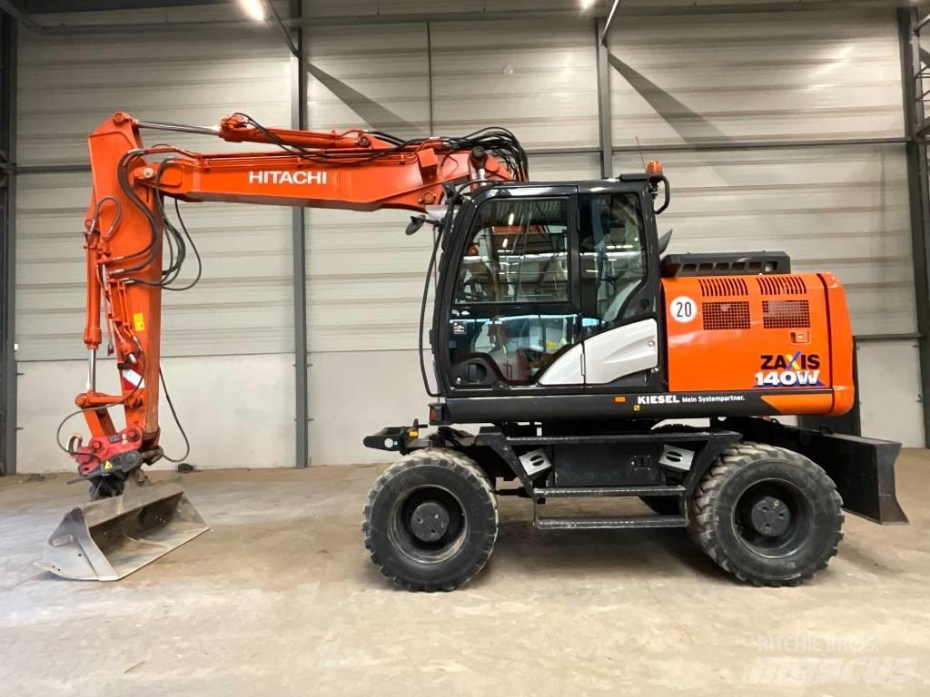 Hitachi ZX 140 W-6 Kolesové rýpadlá