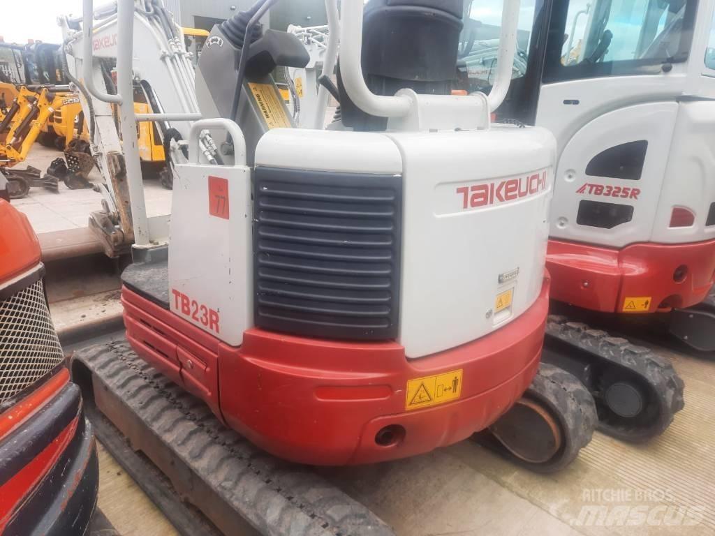 Takeuchi TB23R Mini rýpadlá < 7t