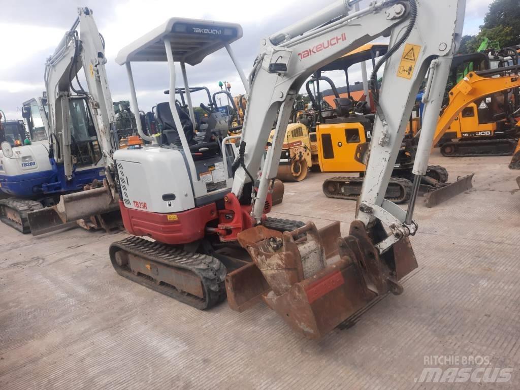 Takeuchi TB23R Mini rýpadlá < 7t
