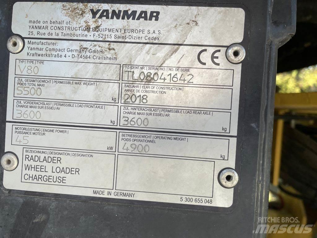 Yanmar V80 Kolesové nakladače