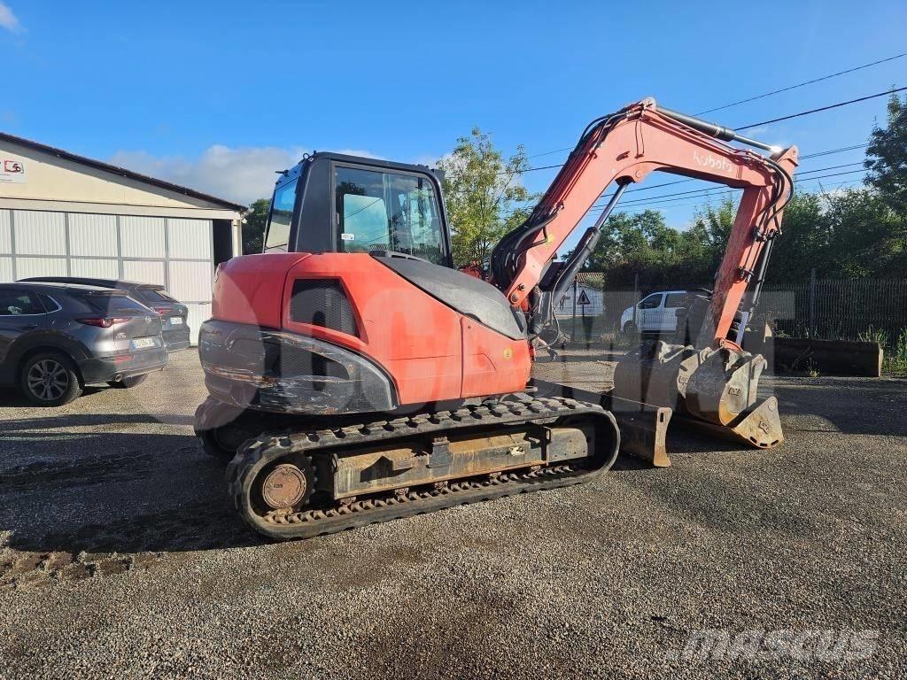 Kubota KX 080-4 Midi rýpadlá 7 t - 12 t