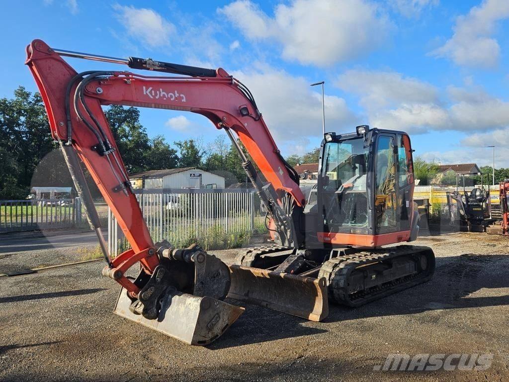 Kubota KX 080-4 Midi rýpadlá 7 t - 12 t