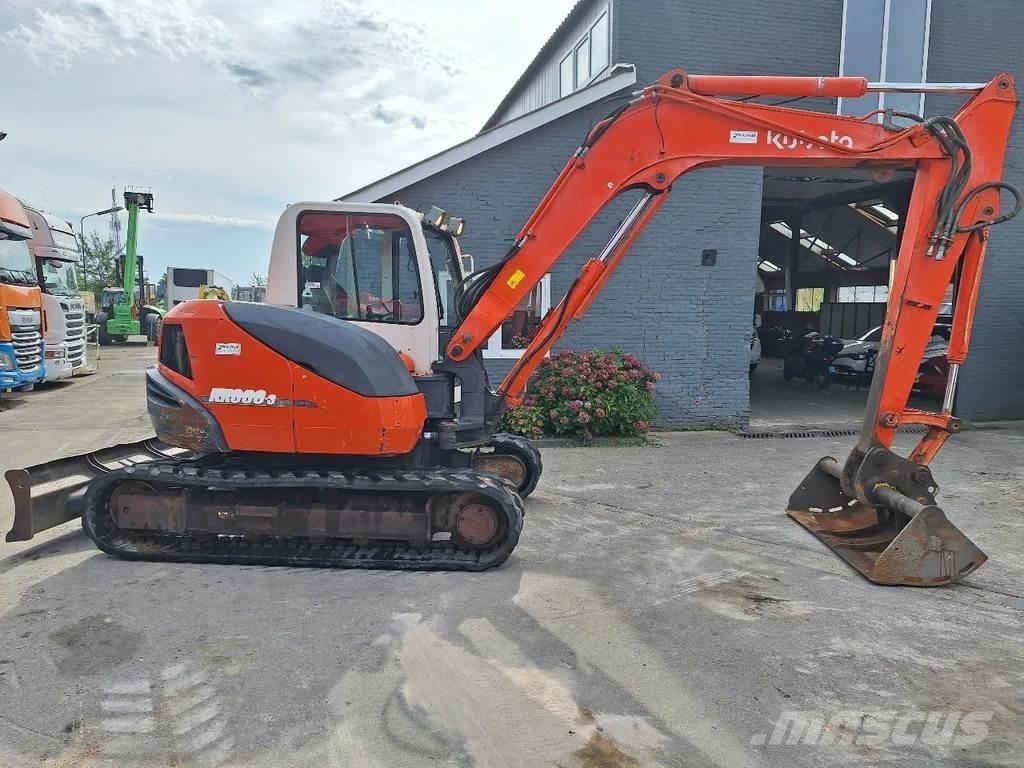 Kubota KX080 Midi rýpadlá 7 t - 12 t