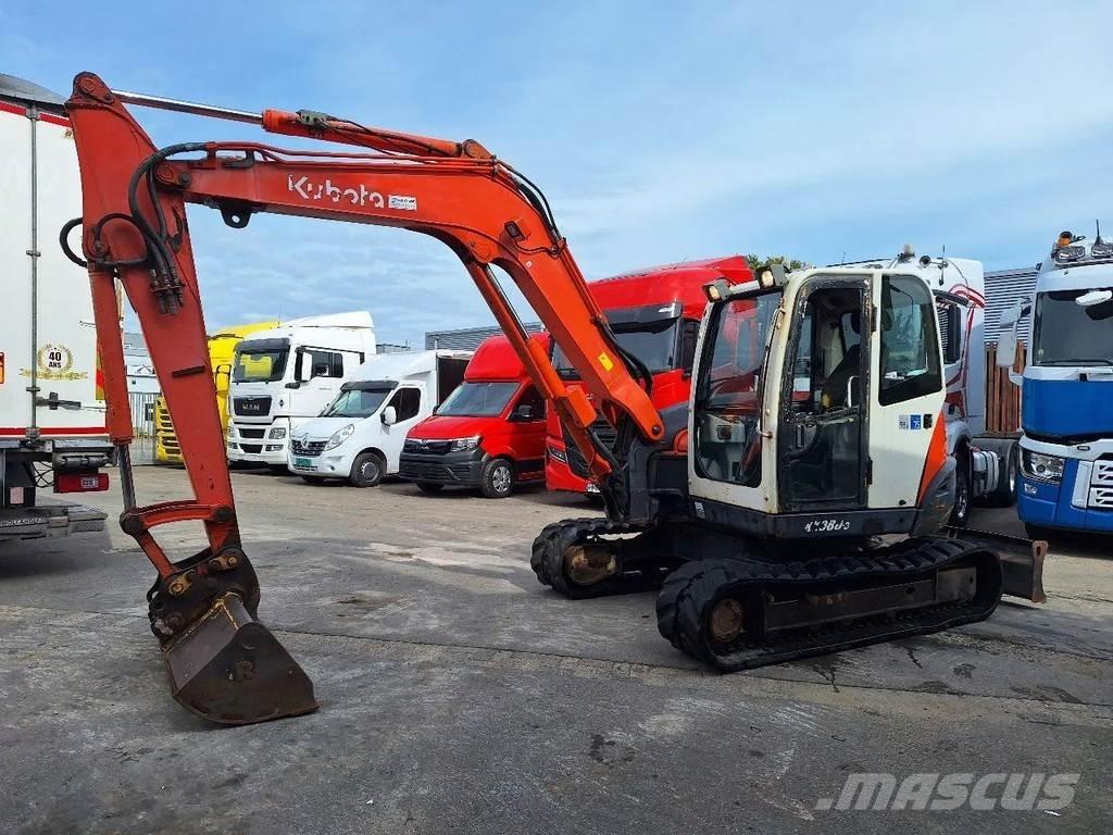 Kubota KX080 Midi rýpadlá 7 t - 12 t