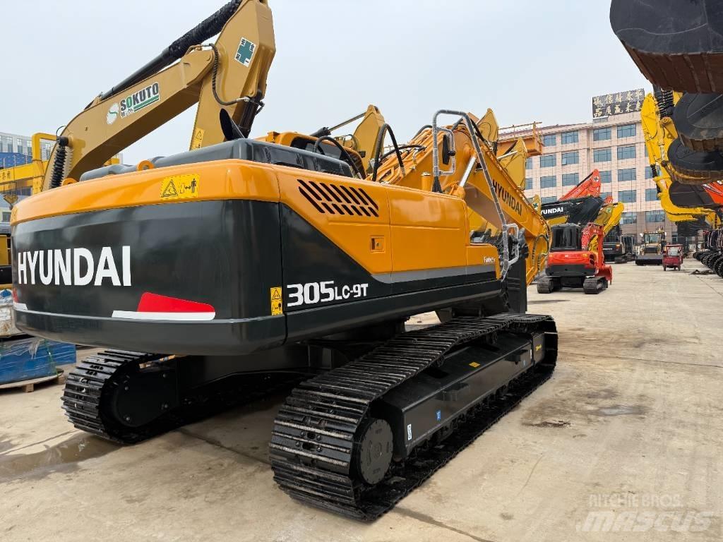 Hyundai 305LC-9T Pásové rýpadlá