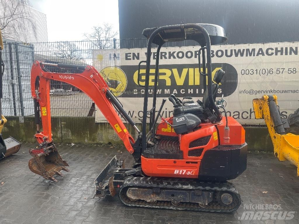 Kubota U17-3 hybride Mini rýpadlá < 7t