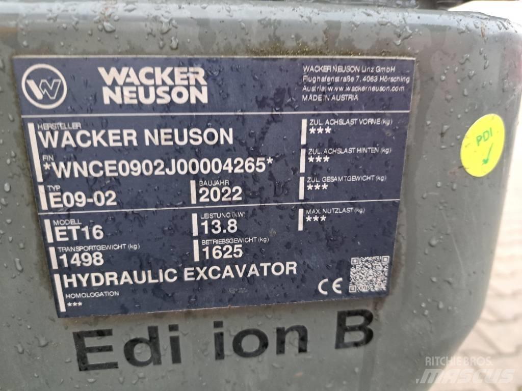 Wacker Neuson ET16 Pásové rýpadlá