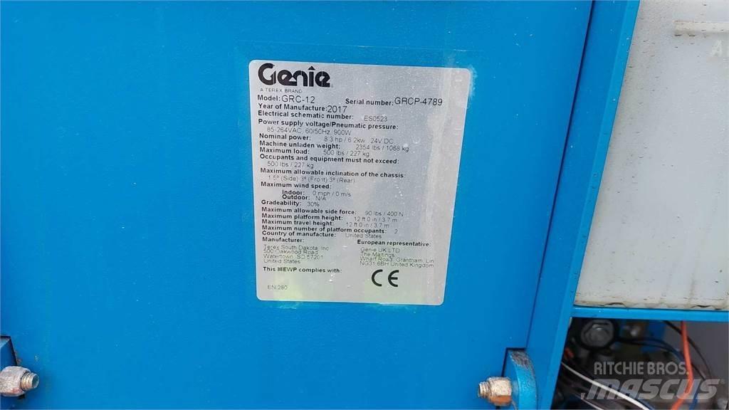Genie GR12 Ďalšie zdvíhacie zariadenia a plošiny