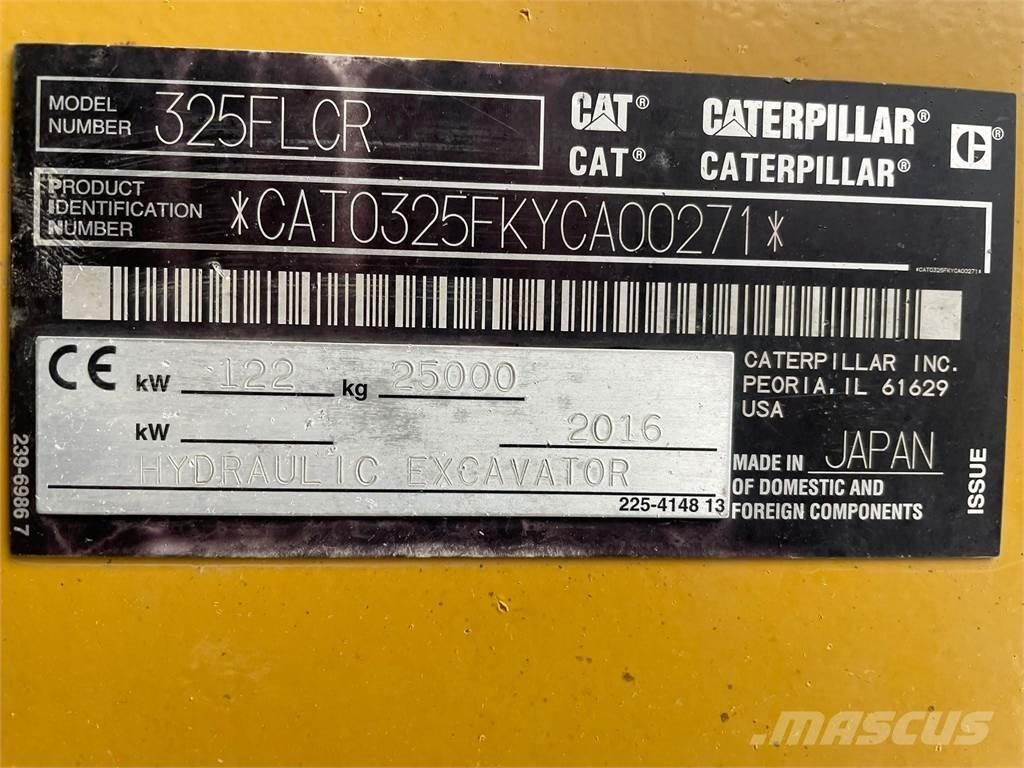 CAT 325 F LCR Pásové rýpadlá