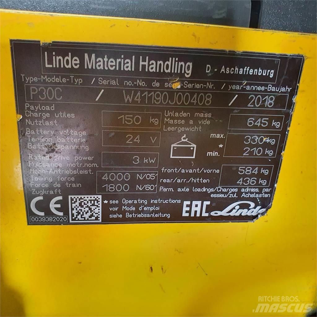 Linde P30C Vlečné vozíky