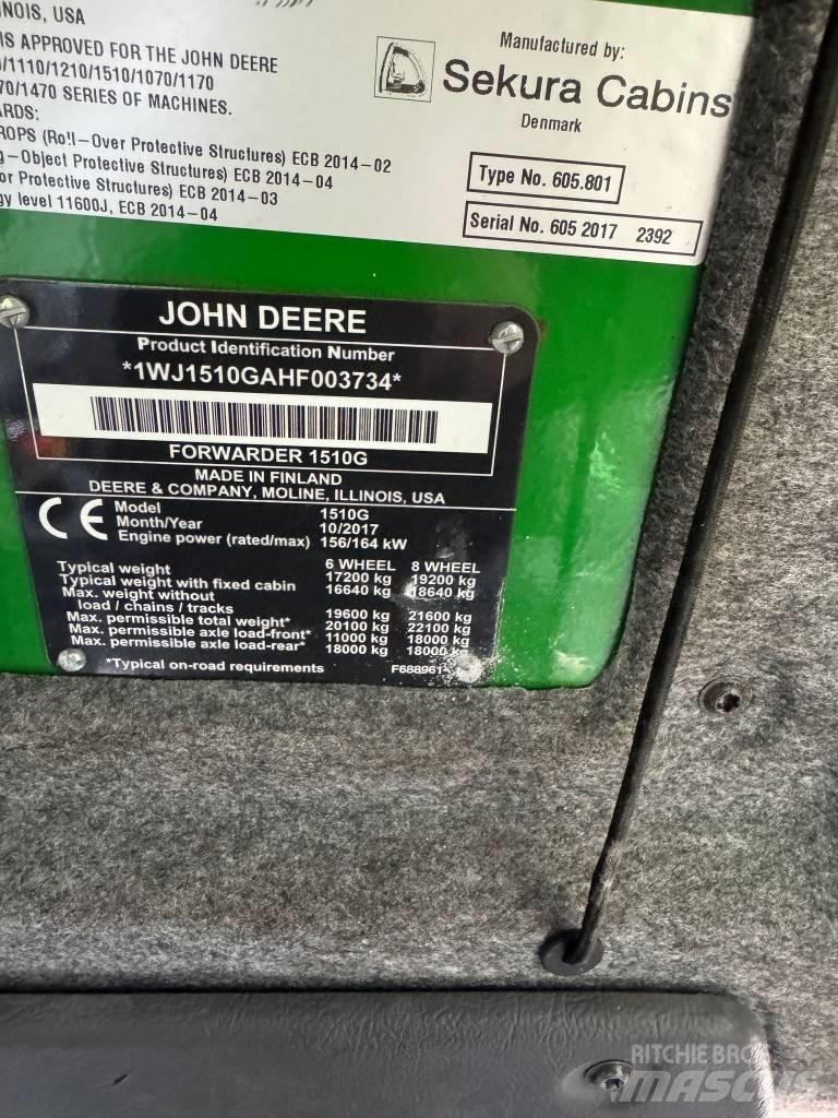 John Deere 1510G Lesné traktory