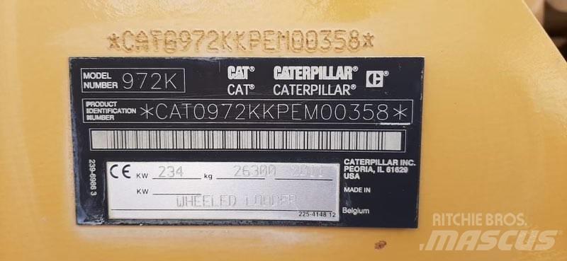 CAT 972K Kolesové nakladače