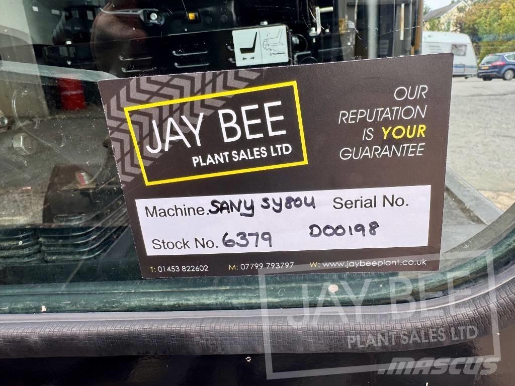 Sany SY 80 U Midi rýpadlá 7 t - 12 t