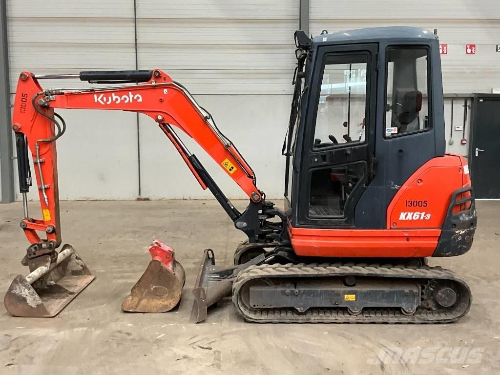 Kubota KX 61-3 Mini rýpadlá < 7t