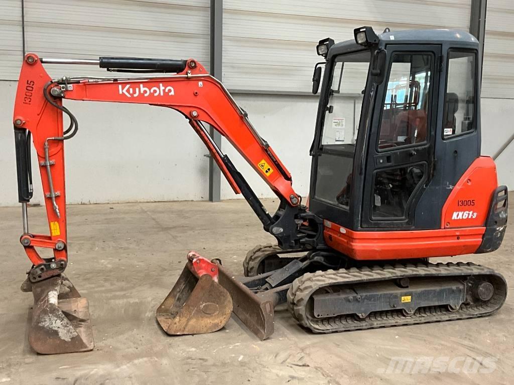 Kubota KX 61-3 Mini rýpadlá < 7t