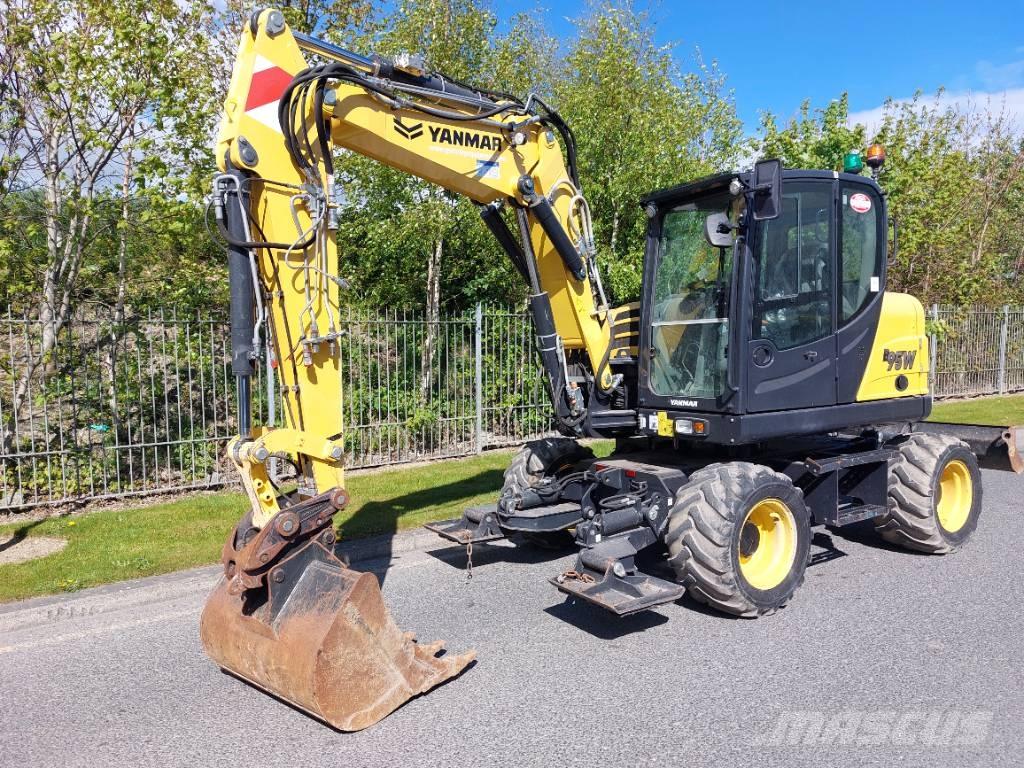 Yanmar B95W Kolesové rýpadlá