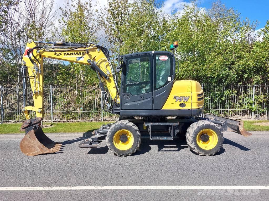 Yanmar B95W Kolesové rýpadlá