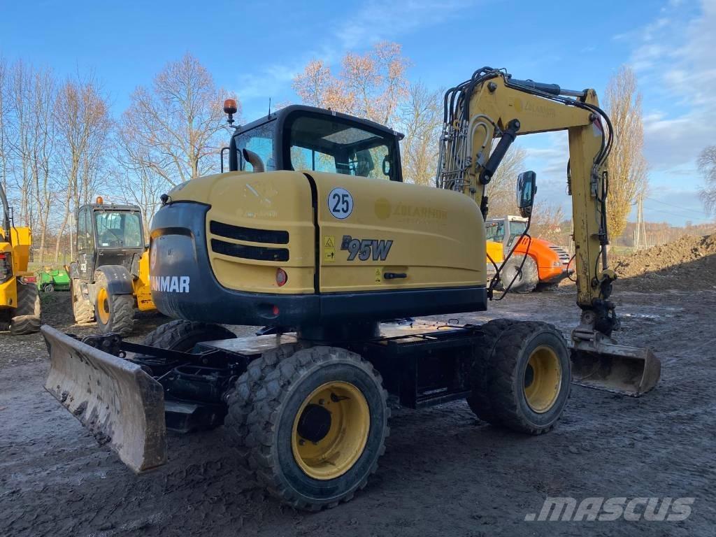 Yanmar B 95 W Kolesové rýpadlá