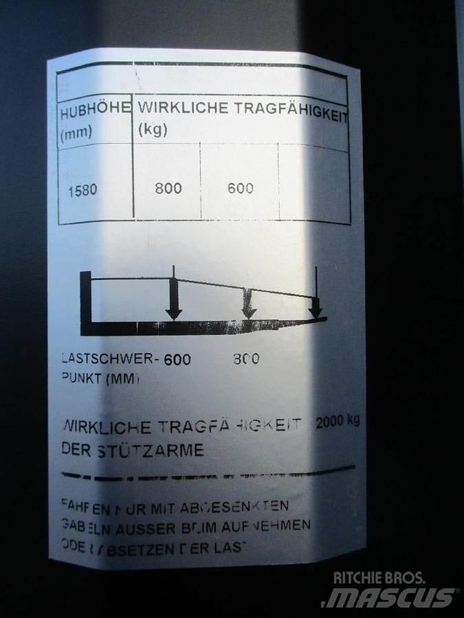 Toyota SWE 080L Ručne vedené vysokozdvižné vozíky