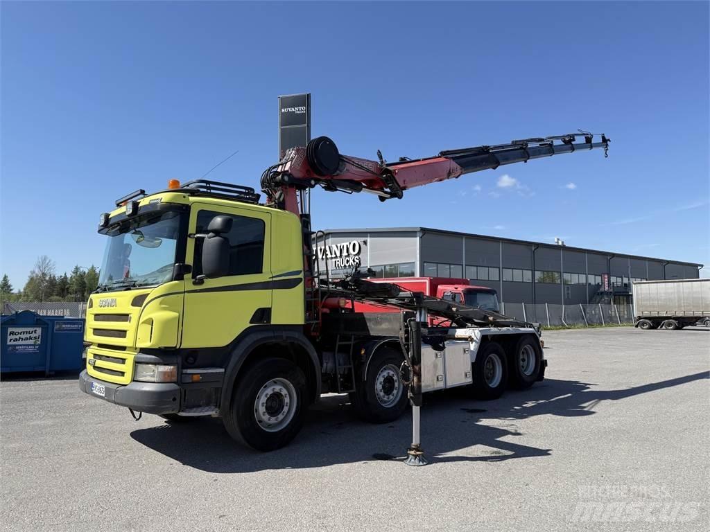 Scania P420 8X2 Autožeriavy, hydraulické ruky