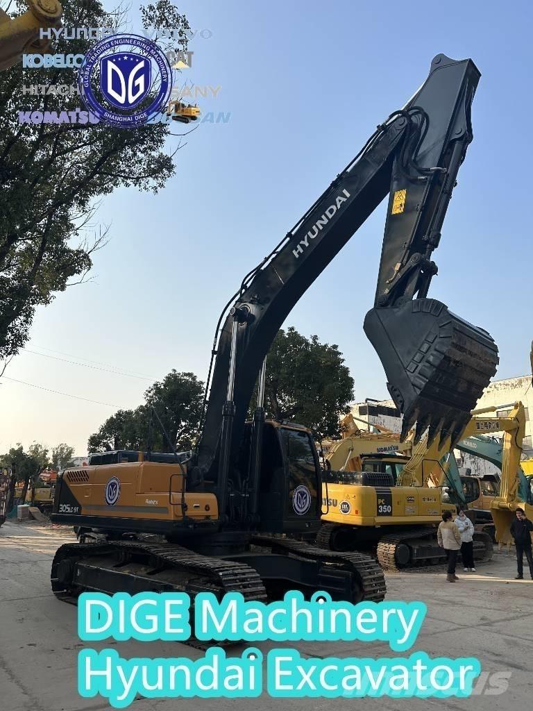 Hyundai 305LC-9T Pásové rýpadlá