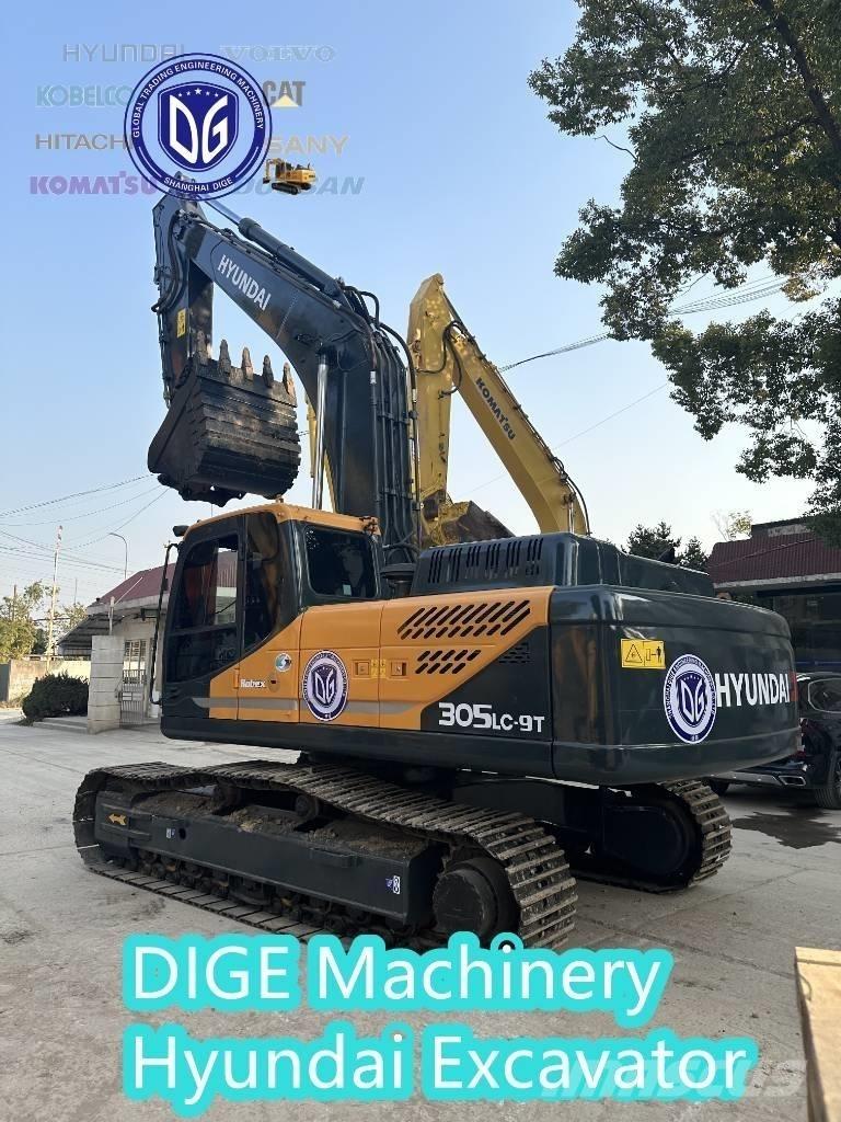 Hyundai 305LC-9T Pásové rýpadlá