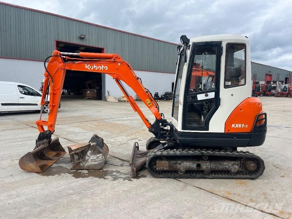 Kubota KX 61-3 Mini rýpadlá < 7t
