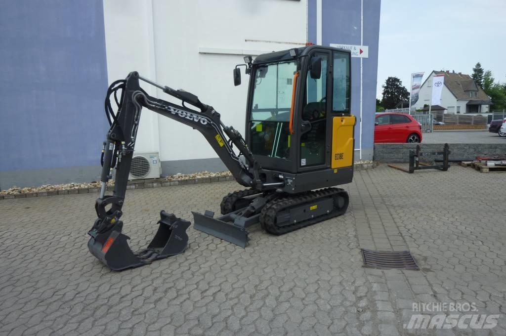 Volvo EC 18 E Mini rýpadlá < 7t