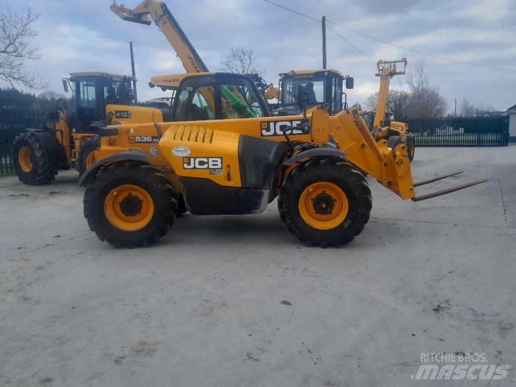 JCB 536-60 Teleskopické nakladače pre poľnohospodárstvo