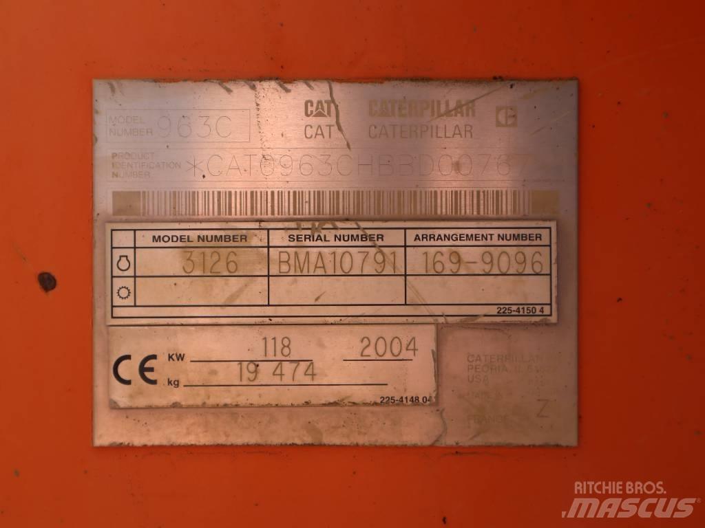 CAT 963 C Pásové nakladače