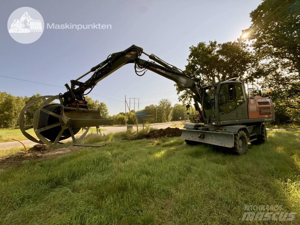 Atlas 160 W Kolesové rýpadlá