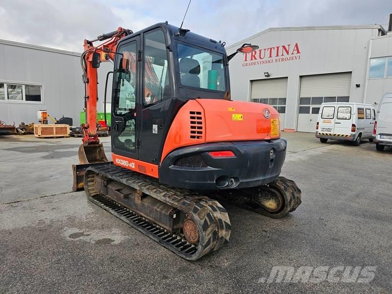 Kubota KX 080-4 Midi rýpadlá 7 t - 12 t