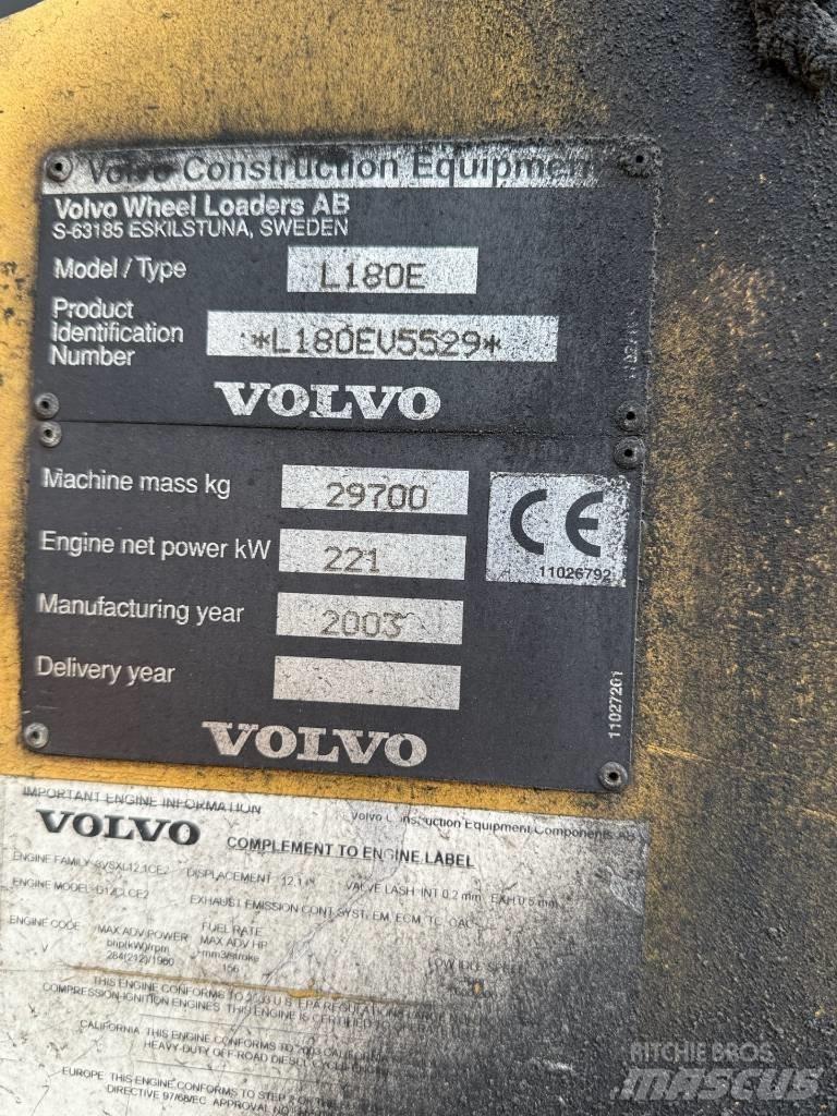 Volvo L 180 E Kolesové nakladače