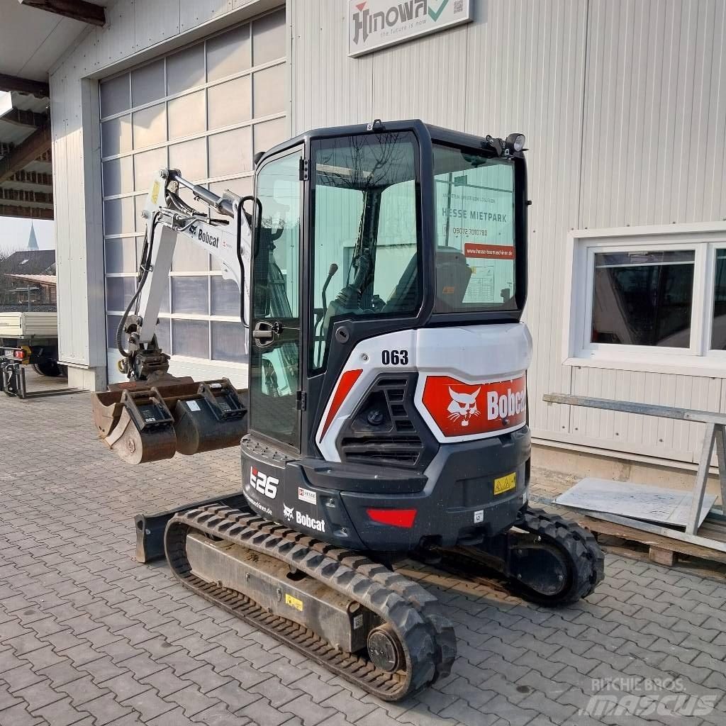 Bobcat E 26 Kabine Mini rýpadlá < 7t