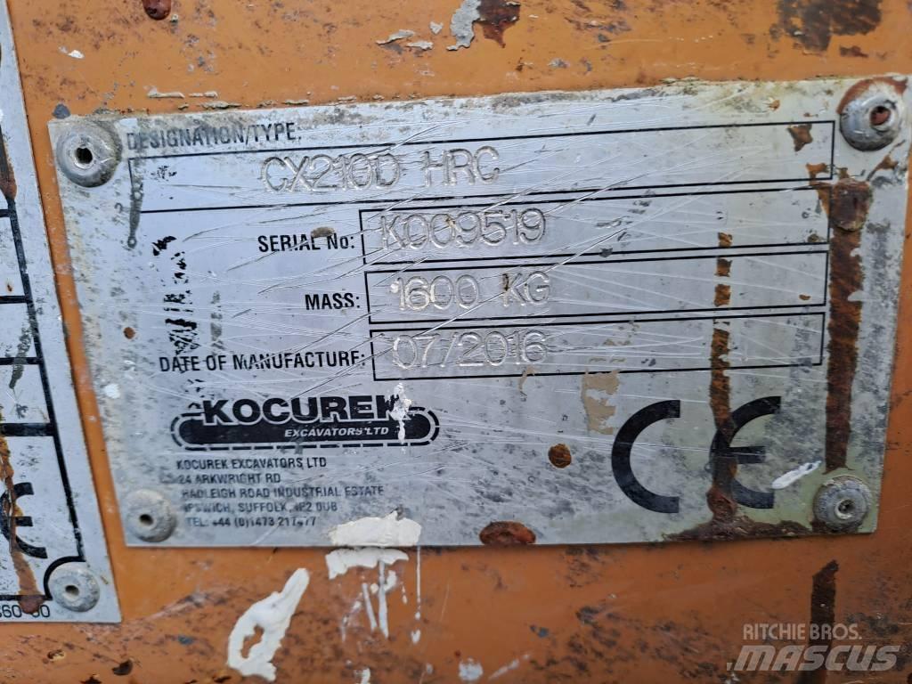 CASE CX 210 D Pásové rýpadlá