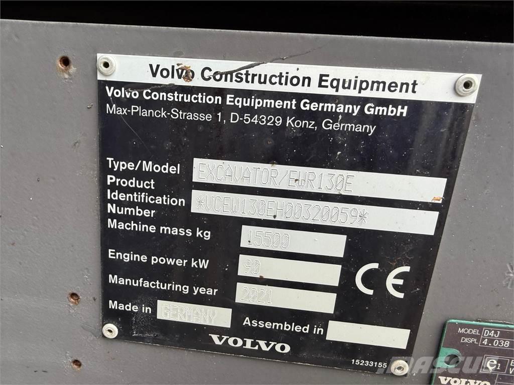 Volvo EWR130E Kolesové rýpadlá
