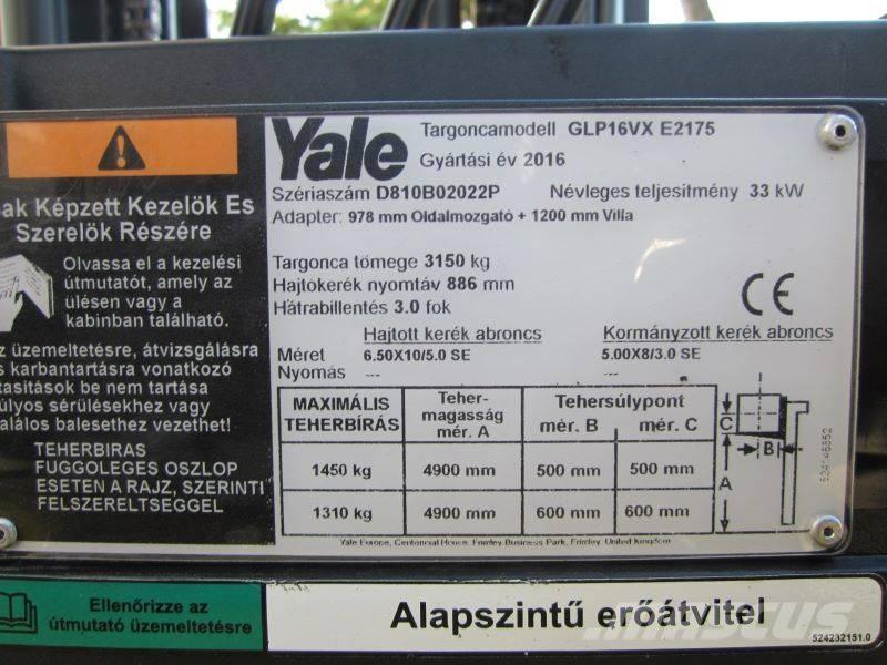 Yale GLP 16 VX LPG vozíky