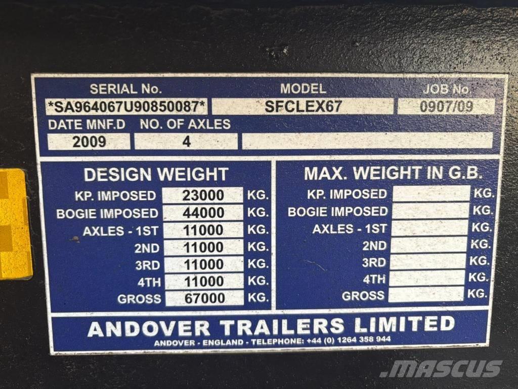 Andover SFCLEX 67 Nízko rámové nákladné automobily